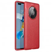 Huawei Mate 40 Pro Kılıf Focus Derili Kamera Korumalı Silikon Kılıf thumbnail 3