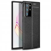 Samsung Galaxy Note 20 Ultra Kılıf Focus Derili Kamera Korumalı Silikon Kılıf - 2