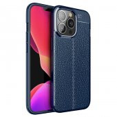 Apple iPhone 13 Pro Max Kılıf Focus Derili Kamera Korumalı Silikon Kılıf - 1