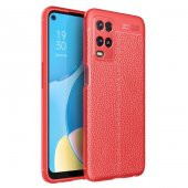 Oppo A54 4G Kılıf Focus Derili Kamera Korumalı Silikon Kılıf - 3
