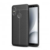 Xiaomi Redmi Note 5 Pro Kılıf Focus Derili Kamera Korumalı Silikon Kılıf - 2
