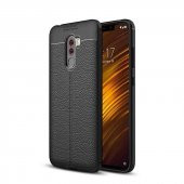 Xiaomi Poco F1 Kılıf Focus Derili Kamera Korumalı Silikon Kılıf - 2