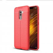 Xiaomi Poco F1 Kılıf Focus Derili Kamera Korumalı Silikon Kılıf - 3
