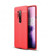 One Plus 8 Pro Kılıf Focus Derili Kamera Korumalı Silikon Kılıf - 3