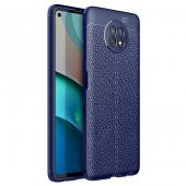 Xiaomi Redmi Note 9 5G Kılıf Focus Derili Kamera Korumalı Silikon Kılıf - 1