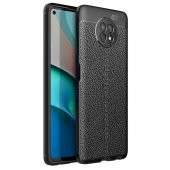 Xiaomi Redmi Note 9 5G Kılıf Focus Derili Kamera Korumalı Silikon Kılıf - 2