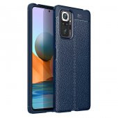 Xiaomi Redmi Note 10 Pro Kılıf Focus Derili Kamera Korumalı Silikon Kılıf - 1