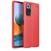 Xiaomi Redmi Note 10 Pro Kılıf Focus Derili Kamera Korumalı Silikon Kılıf - 3