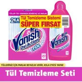 Vanish Kosla Tül Temizleyici Toz 450gr + Parlatıcı 450 ml - 1