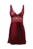 Pierre Cardin 4lü Gecelik Çeyiz Takım Bordo - 4