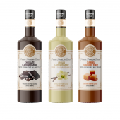 Sirius Premium Çikolata, Karamel, Vanilya Aromalı Şurup 3lü Set (3x700 ml) - 1