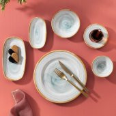 Schafer Sharon Kahvaltı Takımı 32 Parça Su Yeşili thumbnail 2