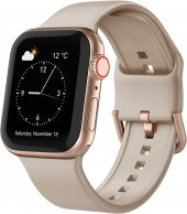 Apple Watch 3 4 5 6 7 8 Se Nike 38 40 41 mm A Kalite Kordon Kayış Bileklik Klasik Kaliteli Silikon - 1