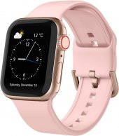 Apple Watch 3 4 5 6 7 8 Se Nike 38 40 41 mm A Kalite Kordon Kayış Bileklik Klasik Kaliteli Silikon - 1