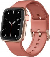 Apple Watch 3 4 5 6 7 8 Se Nike 38 40 41 mm A Kalite Kordon Kayış Bileklik Klasik Kaliteli Silikon - 1