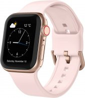 Apple Watch 3 4 5 6 7 8 Se Nike 38 40 41 mm A Kalite Kordon Kayış Bileklik Klasik Kaliteli Silikon - 1