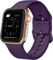 Apple Watch 3 4 5 6 7 8 Se Nike 38 40 41 mm A Kalite Kordon Kayış Bileklik Klasik Kaliteli Silikon - 1