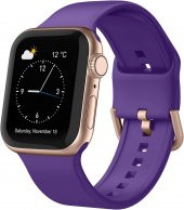 Apple Watch 3 4 5 6 7 8 Se Nike 38 40 41 mm A Kalite Kordon Kayış Bileklik Klasik Kaliteli Silikon - 1