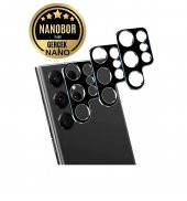 Samsung Galaxy S23 Ultra Kamera Lens Koruyucu, Ultra Net HD Görüntü Çizilmez 9H Sertlik Temperli Cam - 1
