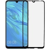 Huawei P Smart 2019 Kırılmaz Cam Tam Kaplayan Ekran Koruyucu - Siyah - 1