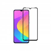 Xiaomi Mi A3 Kırılmaz Cam Tam Kaplayan Ekran Koruyucu - Siyah - 1