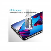 Telefonborsası Telbor Huawei P20 Ekranı Tam Kaplayan  Düz Cam Koruyucu-Siyah - 1