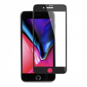 Telbor Apple iPhone 7 Plus 5D Kavisli Temperli Cam Full Ekran Koruyucu - 1