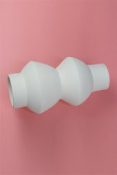 Eva Vazo Seramik Bisküvi  (Ham Ürün Boyanabilir Obje) thumbnail 3