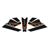 GP Kompozit CF Moto 250 NK 2023-2024 Uyumlu Tank Pad Seti Turuncu - 8