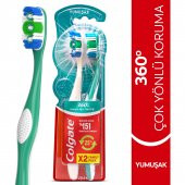 Colgate 360 Komple Ağız Temizliği Diş Fırça 1+1 thumbnail 1