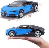Maisto 124 Bugatti Chiron - Mavi - 3