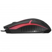 Hytech HYK-46 GAMY COMBO Siyah USB Kırmızı Tuşlu Q Gaming Oyuncu Klavye + Mouse Set - 5