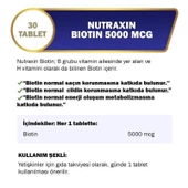 Nutraxin Biotin 5000 mcg 30 Tablet - 2