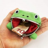 Cüzdan Kurbağa Anime Naruto Sevimli Peluş Bozuk Para Cüzdanı thumbnail 5