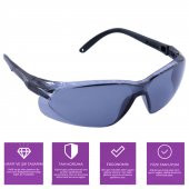 Bisiklet Gözlüğü UV Korumalı Ayarlanabilir Bisikletçi Gözlük Füme S900 - 1