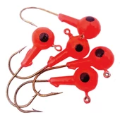 EFFE İğneli Silikon Yem Zokası Kırmızı Siyah LRF Jighead 5ad - 1