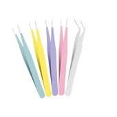 İkili Cımbız Seti Paslanmaz Çelik Beyaz Renk Düz ve Kavisli Model thumbnail 7