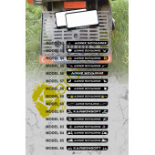 Motor Plakalığı 1  Adet Motorsiklet Takmatik Kişiye Özel Plakalık - 5