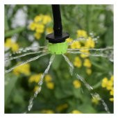 DEBİ AYARLI DAMLATICI YEŞİL DAMLA SULAMA DAMLATICI EMİTÖR 50 ADET thumbnail 2