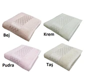 Özdilek 4 Adet Pamuklu El-Yüz Havlusu (50x80)-Elissa Bej+Pudra+Krem+Taş thumbnail 2