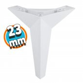 Mobilya Kanepe Sehpa TV Ünitesi Koltuk Ayağı 23 cm Beyaz Baza Ayak thumbnail 1