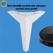 Mobilya Kanepe Sehpa TV Ünitesi Koltuk Ayağı 23 cm Beyaz Baza Ayak thumbnail 4