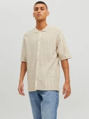 JACK JONES Erkek Geniş Kesim Örme Gömlek 12234327 - 3
