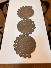 Finezza Hasır Handmade Örme Naturel Brown Runner 100 cm - 1490 - 5
