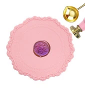 Mühür Mumu Döküm Silika Jel Baskı Ped Yapışmayan Pembe Silikon - 1