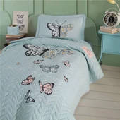 Clasy Ranforce Yatak Örtüsü Tek Kişilik Daisy Love V1 Mint - 2