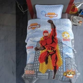 Clasy Ranforce Yatak Örtüsü Tek Kişilik Süperhero V1 - 1