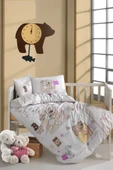 Clasy Ranforce Bebek Nevresim Takımı Friendship V1 Bej - 1