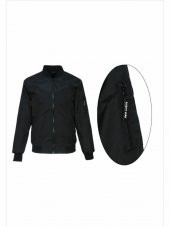 Genç Kız Spor Kumaş Mont Yazlık Model Siyah Renk - 3