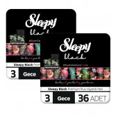 Sleepy Black Premium Plus Hijyenik Ped Gece 72 Adet - 1